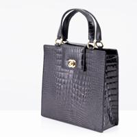 Chanel Black Crocodile Top Handle Handbag - Sold for $7,040 on 05-17-2026 (Lot 627).jpg
